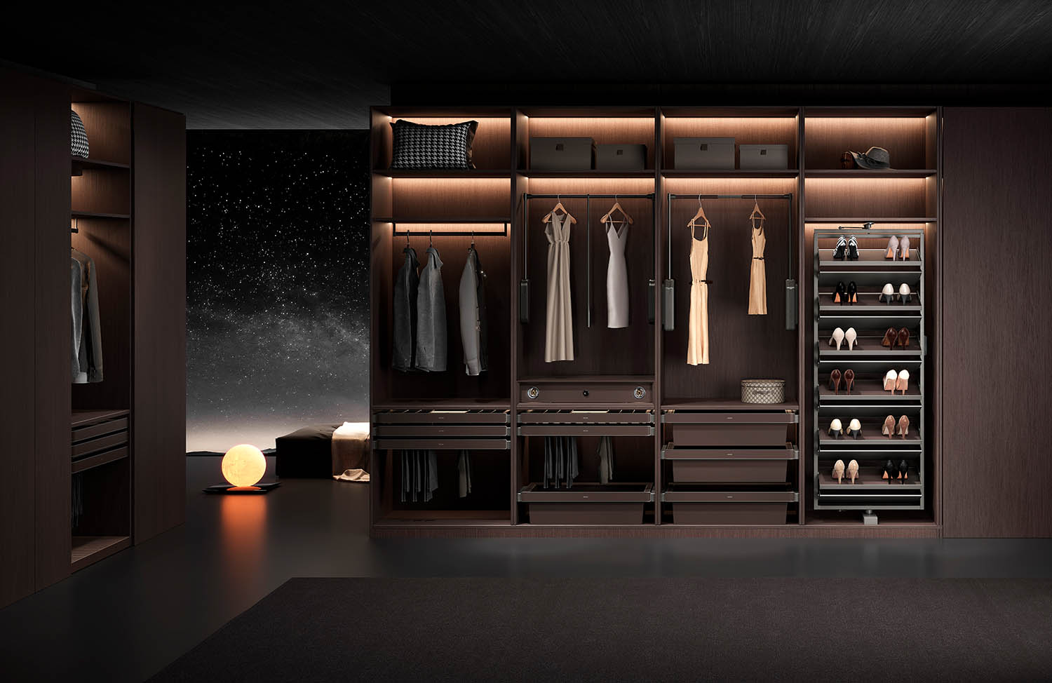 Kitchen Matt Grey Series Tall Units
